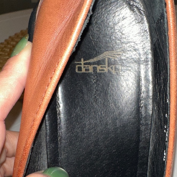 Dansko Brown Leather Women's Loafers - Picture 4 of 13